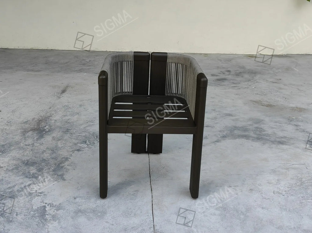 Designer Outdoor Furniture 2-Seater Sofa Rope Weaving Alfresco Outdoor Living Australia