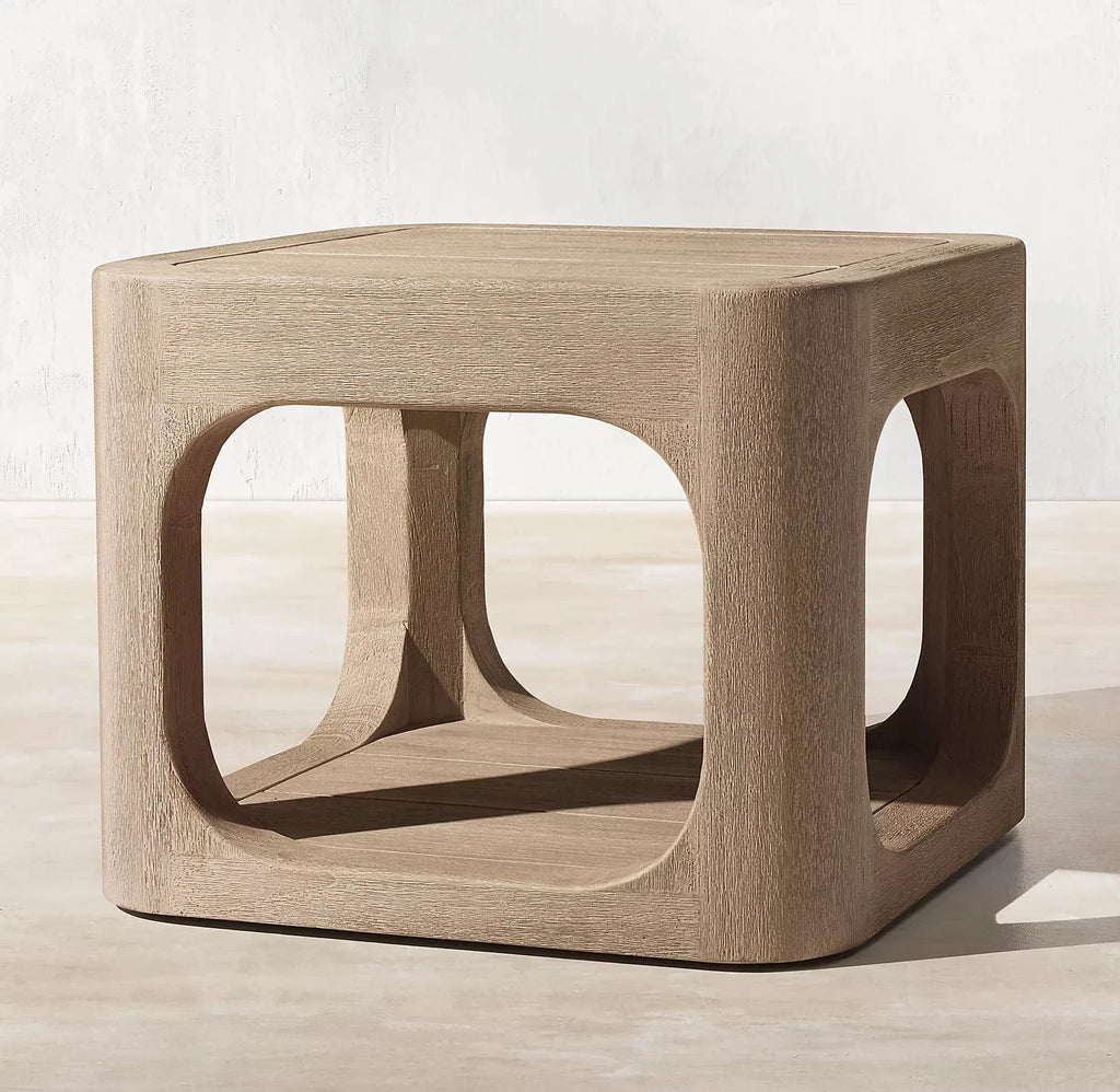 Custom Outdoor Furniture Teak Side Table Alfresco Outdoor Living Australia