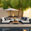 Custom Outdoor Patio Sofa Set Modern Minimalist Alfresco Outdoor Living Australia