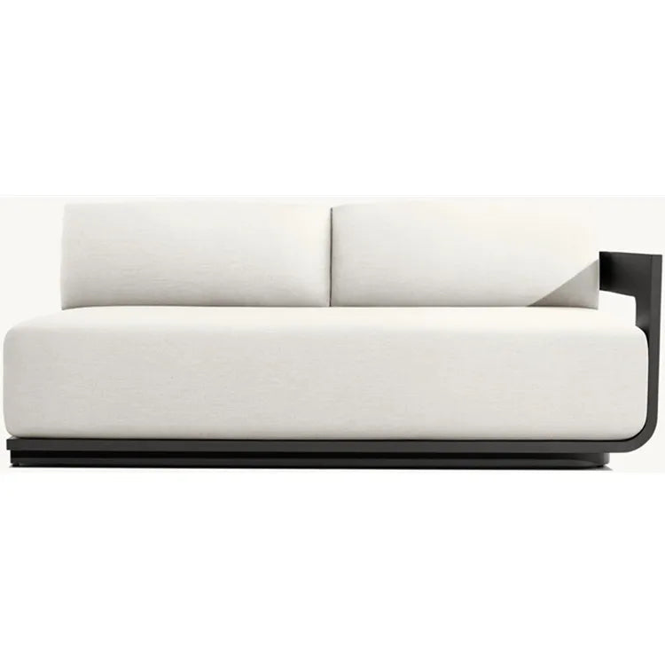 Custom Outdoor Sectional Aluminum Sofa U-Shaped Modular Alfresco Outdoor Living Australia