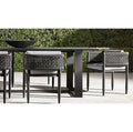 Custom Rope Aluminium Outdoor Dining Set Alfresco Outdoor Living Australia