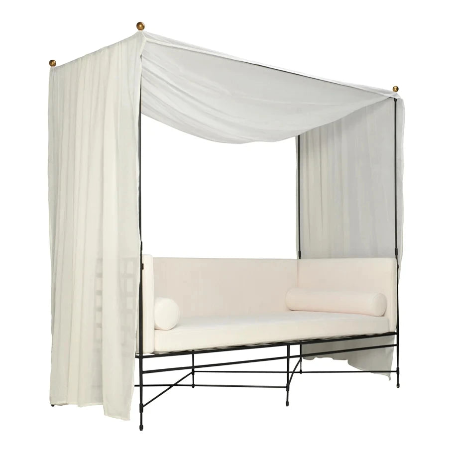 Designer Outdoor Daybed, Contemporary Aluminium Sun Lounger, Alfresco Outdoor Living Australia