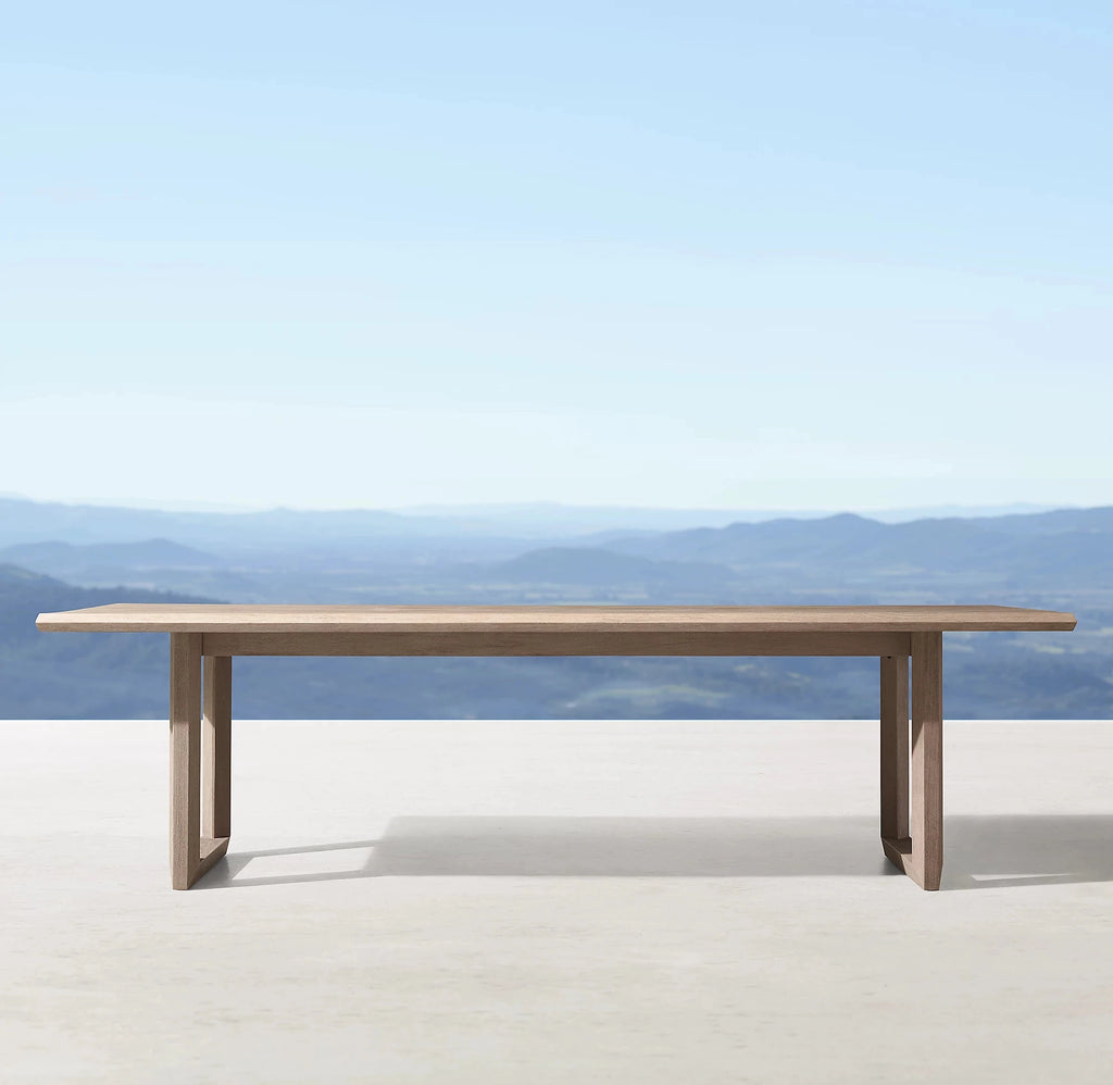 Designer Teak Dining Set Contemporary Alfresco Outdoor Living Australia