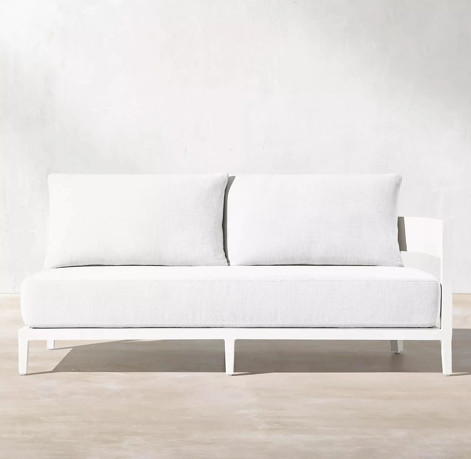 Curved Aluminum Sectional Sofa Contemporary L-Shape Alfresco Outdoor Living Australia
