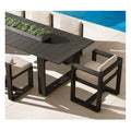 Custom Outdoor Dining Set 8-Seat Modernist Alfresco Outdoor Living Australia