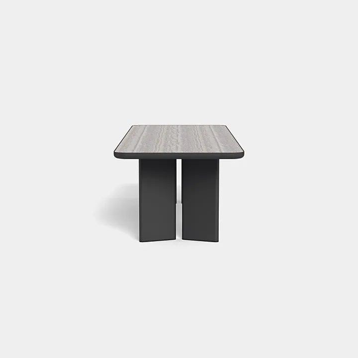 Custom Outdoor Dining Table Powder Coated Aluminium Alfresco Outdoor Living Australia