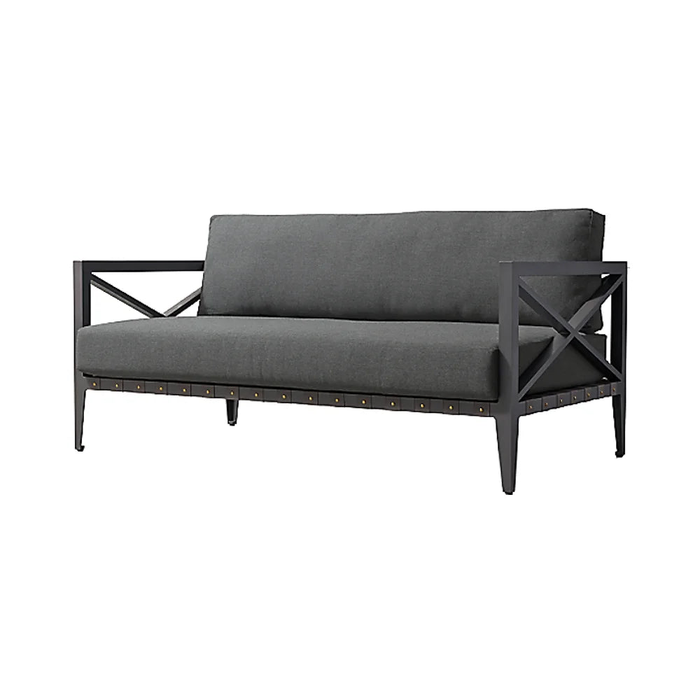 Designer Outdoor Furniture Aluminum Rope Sofa Contemporary Alfresco Living Australia