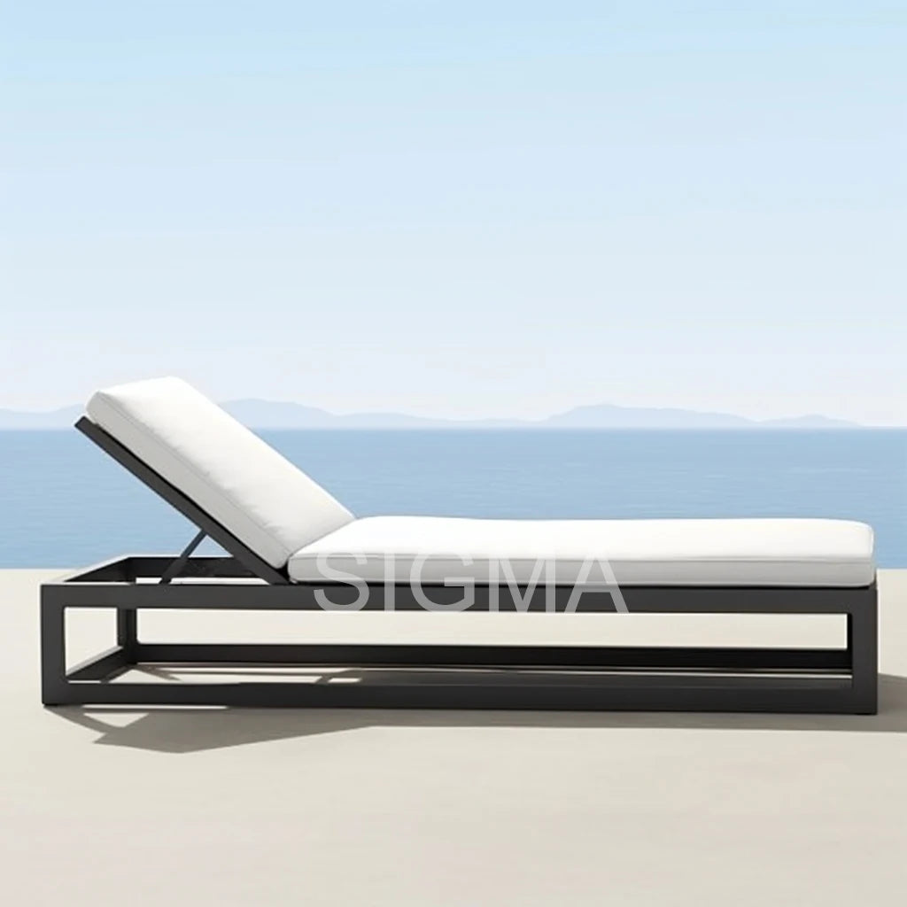 Luxury Sun Lounger Bed Contemporary Sculptural Alfresco Outdoor Living Australia