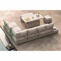 Modular Outdoor Sofa Set L-Shaped Dining Aluminium Alfresco Outdoor Living Australia