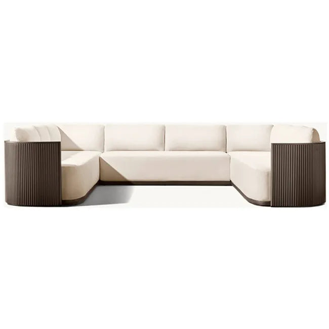 Custom Outdoor Furniture U-Shape Sofa Bold Curves Alfresco Outdoor Living Australia