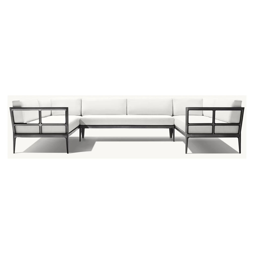 Custom Outdoor Furniture U-Shaped Sofa Modern Alfresco Outdoor Living Australia