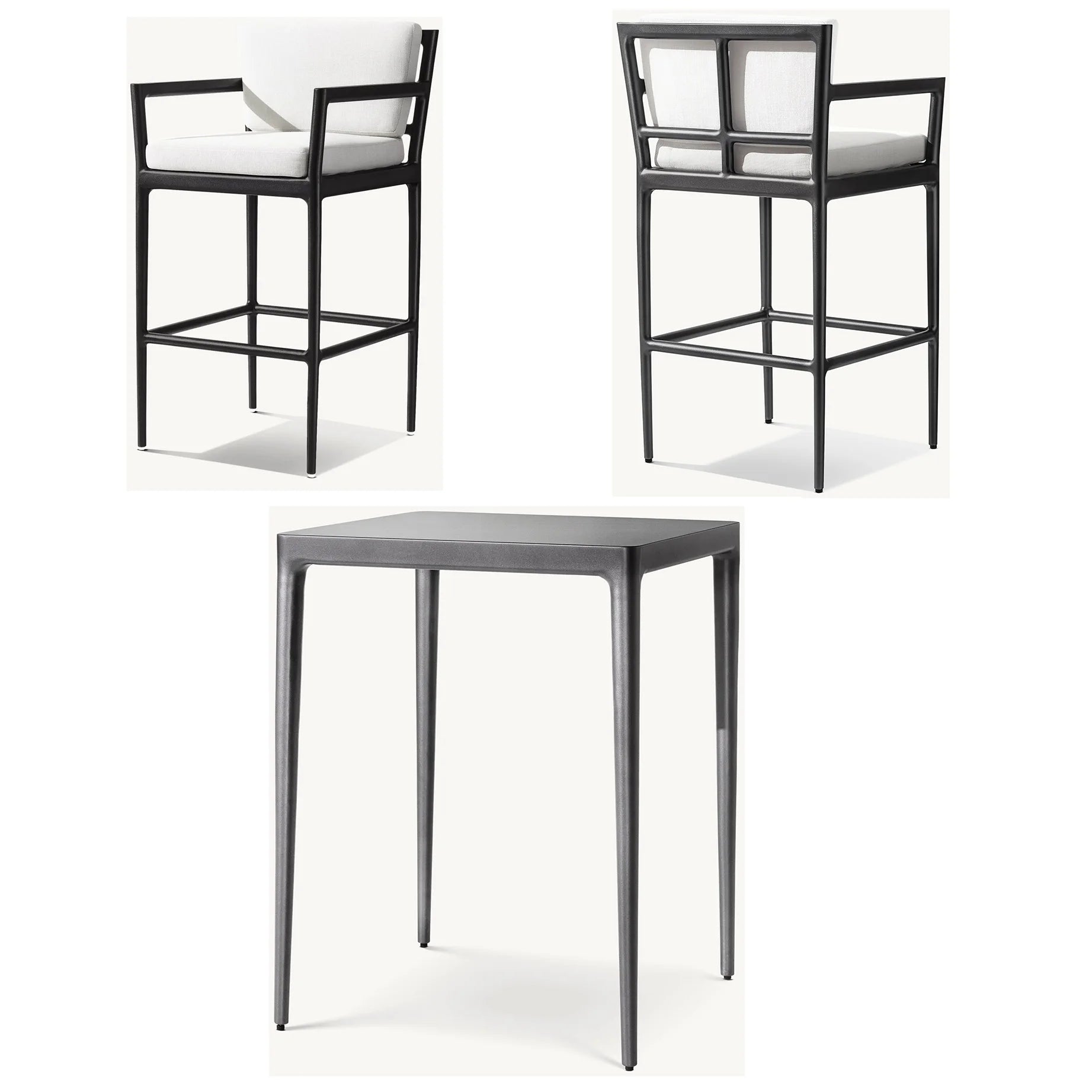 Outdoor Bar Set Table Stools Aluminum Alfresco Outdoor Living Australia