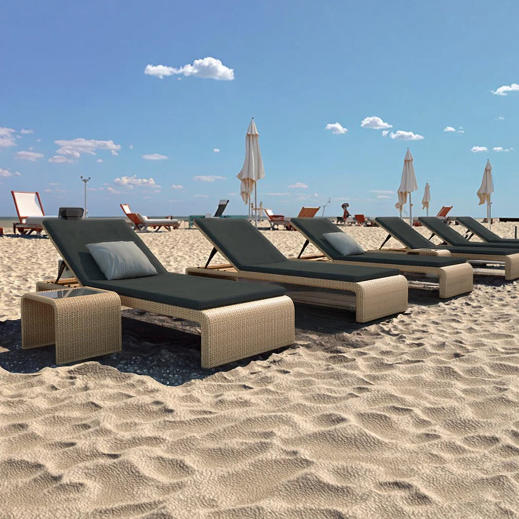 Outdoor Daybed Sun Lounger Modern Rattan Alfresco Outdoor Living Australia