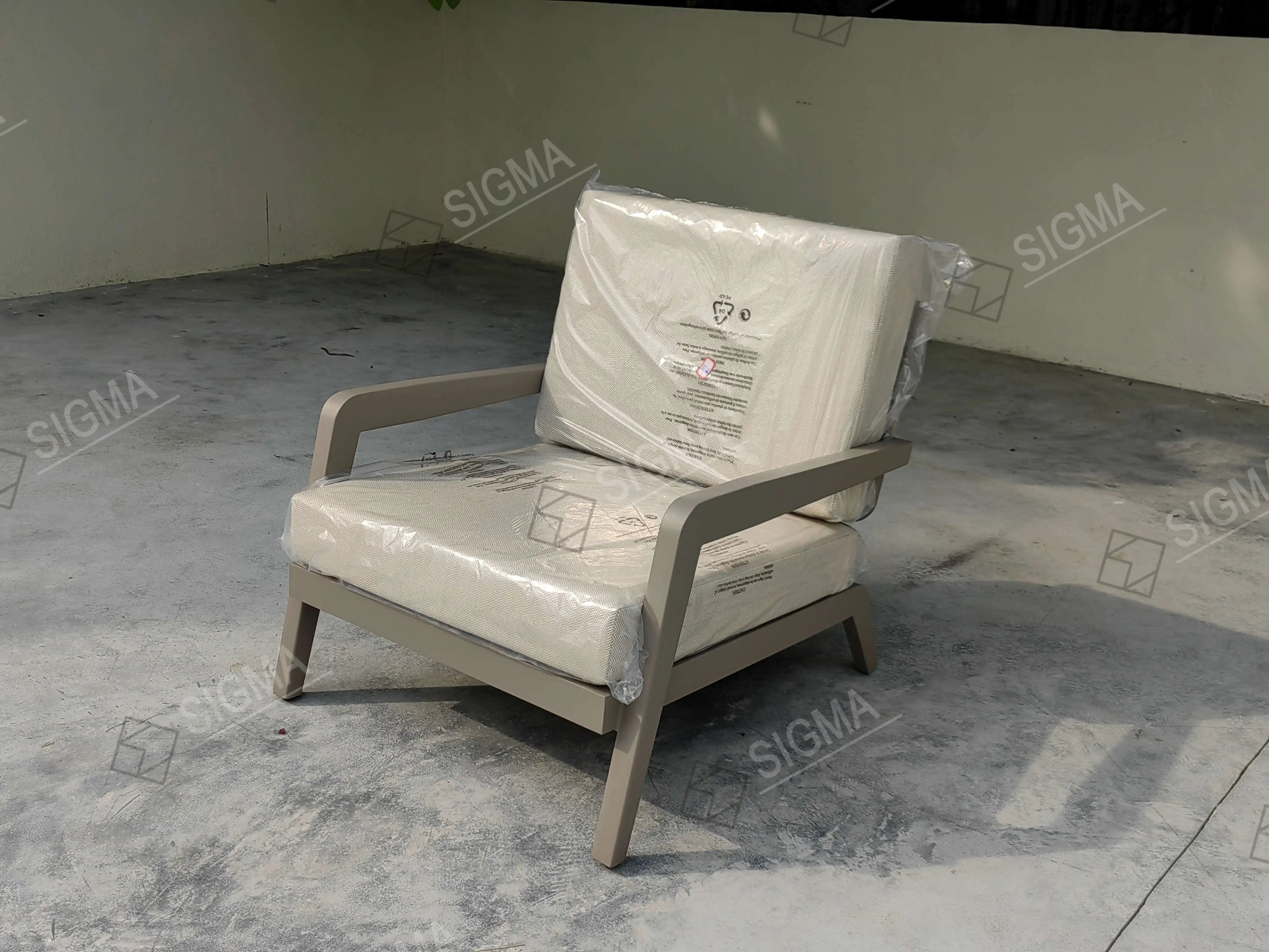 Designer Outdoor Furniture Single Chair Aluminum Alfresco Outdoor Living Australia