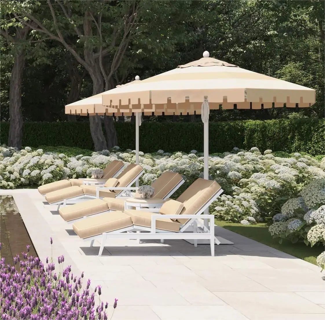 Outdoor Sun Lounger Contemporary Aluminium Alfresco Outdoor Living Australia
