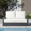 Designer Outdoor Furniture Aluminum Loveseat Contemporary Alfresco Outdoor Living Australia