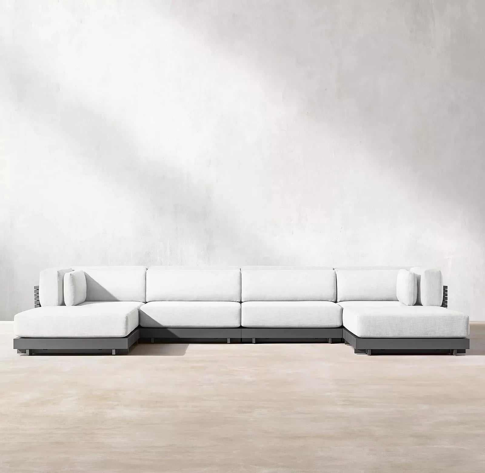 Custom Outdoor Furniture U-Shape Sofa Modern Alfresco Outdoor Living Australia