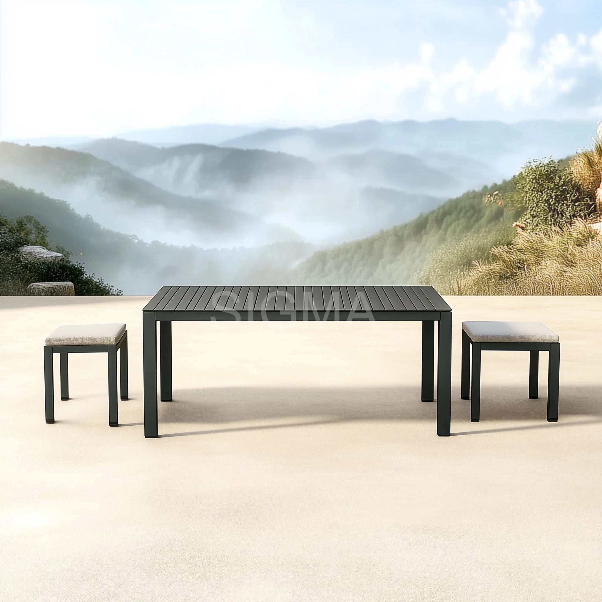 Designer Outdoor Furniture Aluminum Dining Set Alfresco Outdoor Living Australia