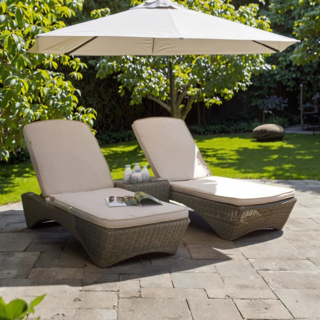 Rattan Sun Lounger, Daybed, Rural Style, Alfresco Outdoor Living Australia