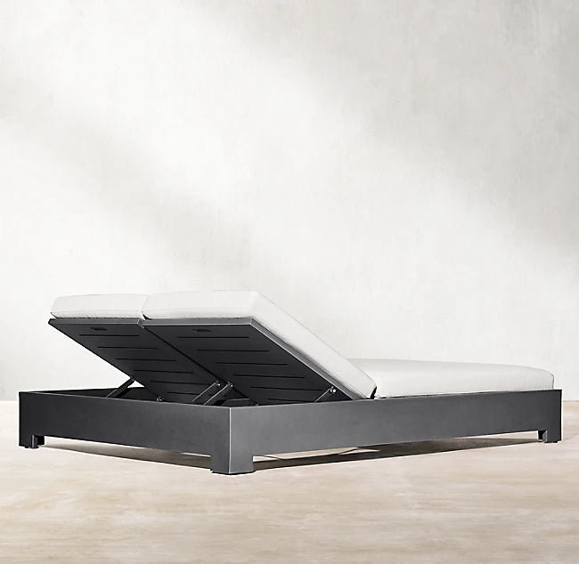 Double Daybed Outdoor Lounger Modern Aluminium Alfresco Outdoor Living Australia