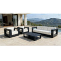 Modern Modular Outdoor Sofa Set Aluminum Waterproof Alfresco Outdoor Living Australia