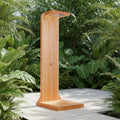 Designer Outdoor Shower Column Handcrafted Timber Alfresco Outdoor Living Australia