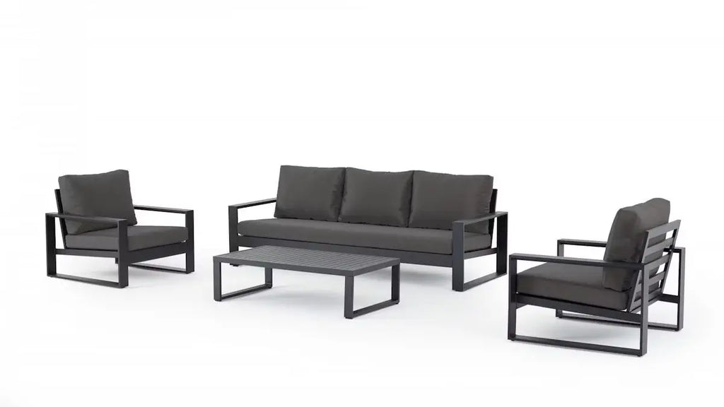 Custom 5 Seater Outdoor Conversation Set Aluminium Alfresco Living Australia