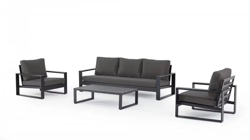 Custom 5 Seater Outdoor Conversation Set Aluminium Alfresco Living Australia