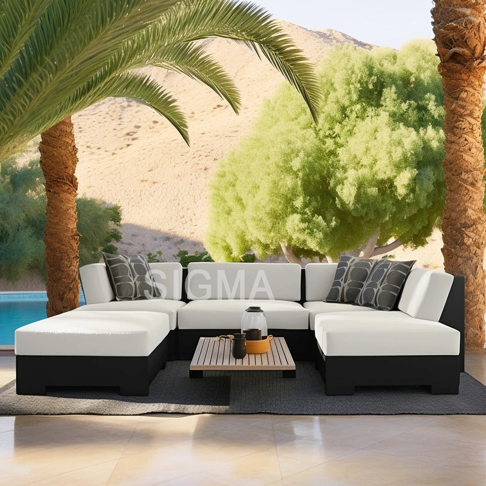 Custom Outdoor Furniture Sofa Set Contemporary Aluminum Alfresco Outdoor Living Australia
