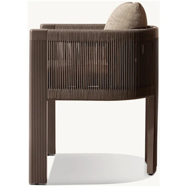 Designer Outdoor Dining Chair Mixed Materials Aluminum Alfresco Outdoor Living Australia