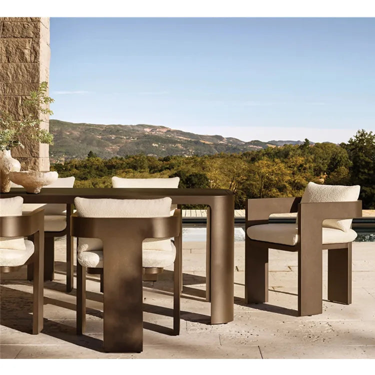 Custom Outdoor Furniture Dining Set Modern Alfresco Outdoor Living Australia