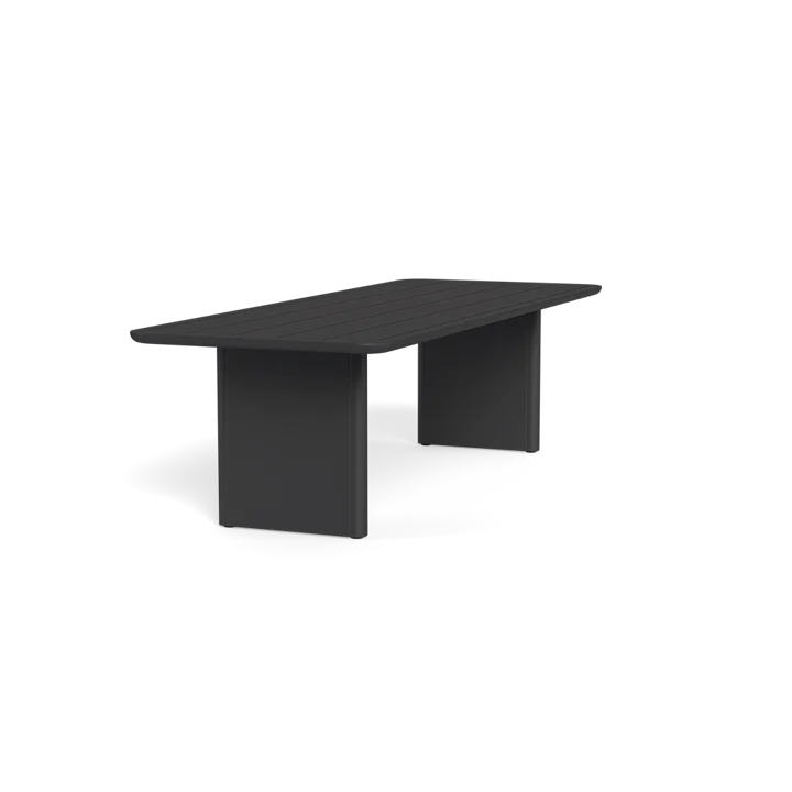 Extruded Aluminum Outdoor Dining Table Curved Frame Alfresco Outdoor Living Australia