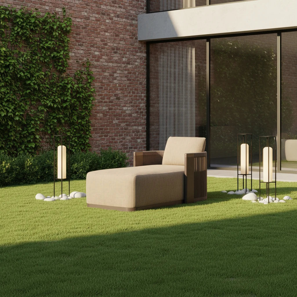 Designer Chaise Sun Lounger Contemporary Rope Alfresco Outdoor Living Australia