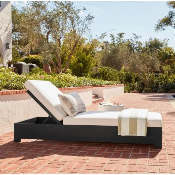 Adjustable Aluminium Sun Lounger Contemporary Alfresco Outdoor Living Australia