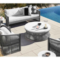 Rope Aluminum Outdoor Sofa Set Modern Alfresco Outdoor Living Australia