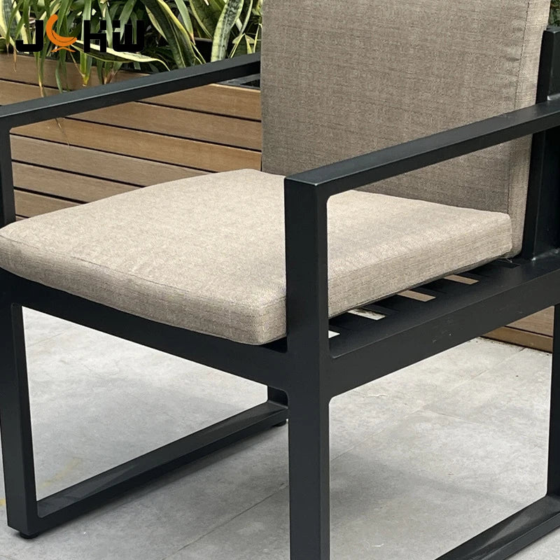 Custom Outdoor Furniture Dining Set Contemporary Aluminum Alfresco Outdoor Living Australia