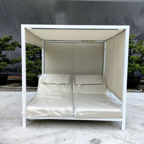 Custom Aluminum Daybed Contemporary Sculptural Alfresco Outdoor Living Australia