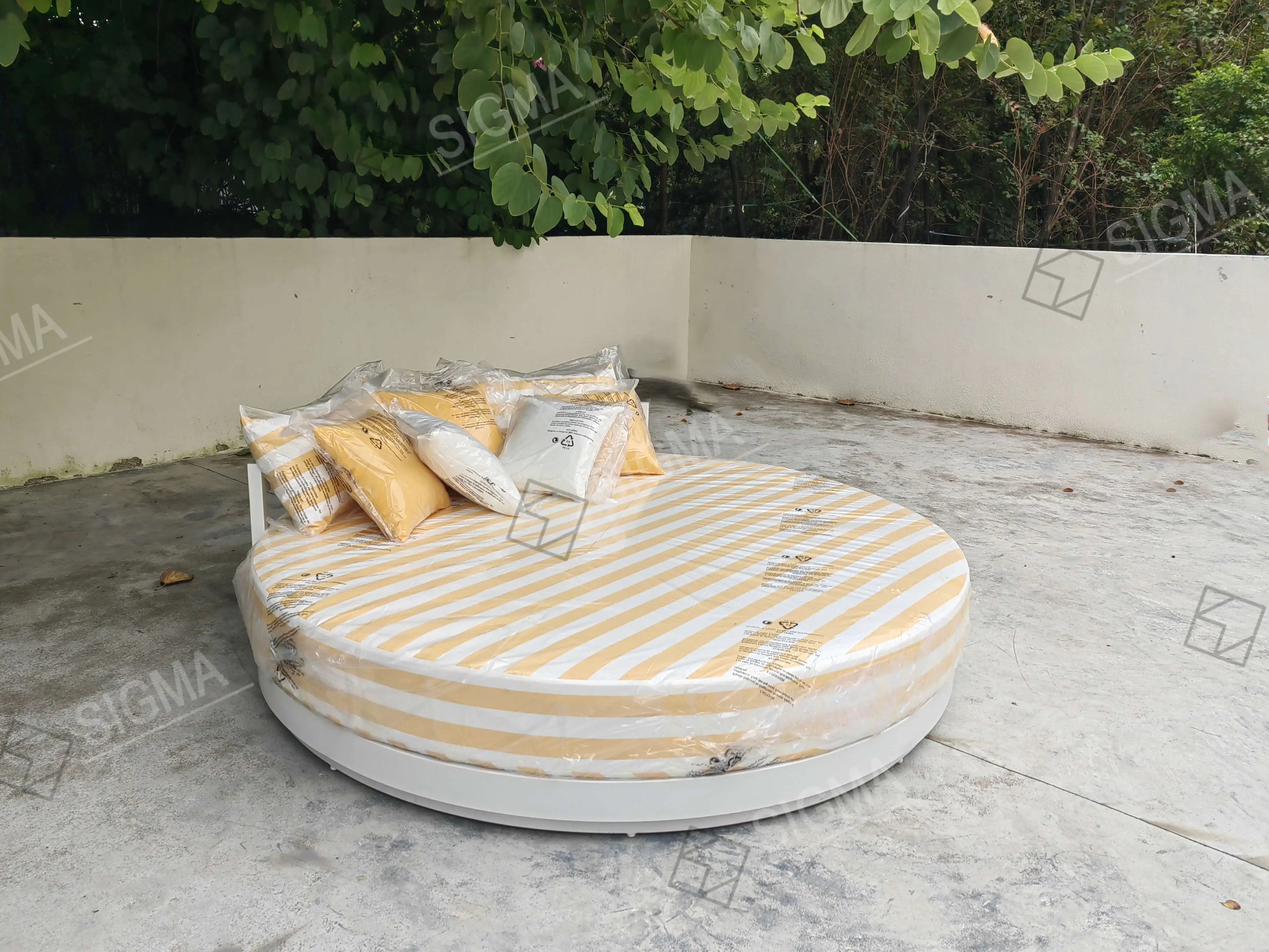 Custom Outdoor Daybed Woven Aluminium Alfresco Outdoor Living Australia