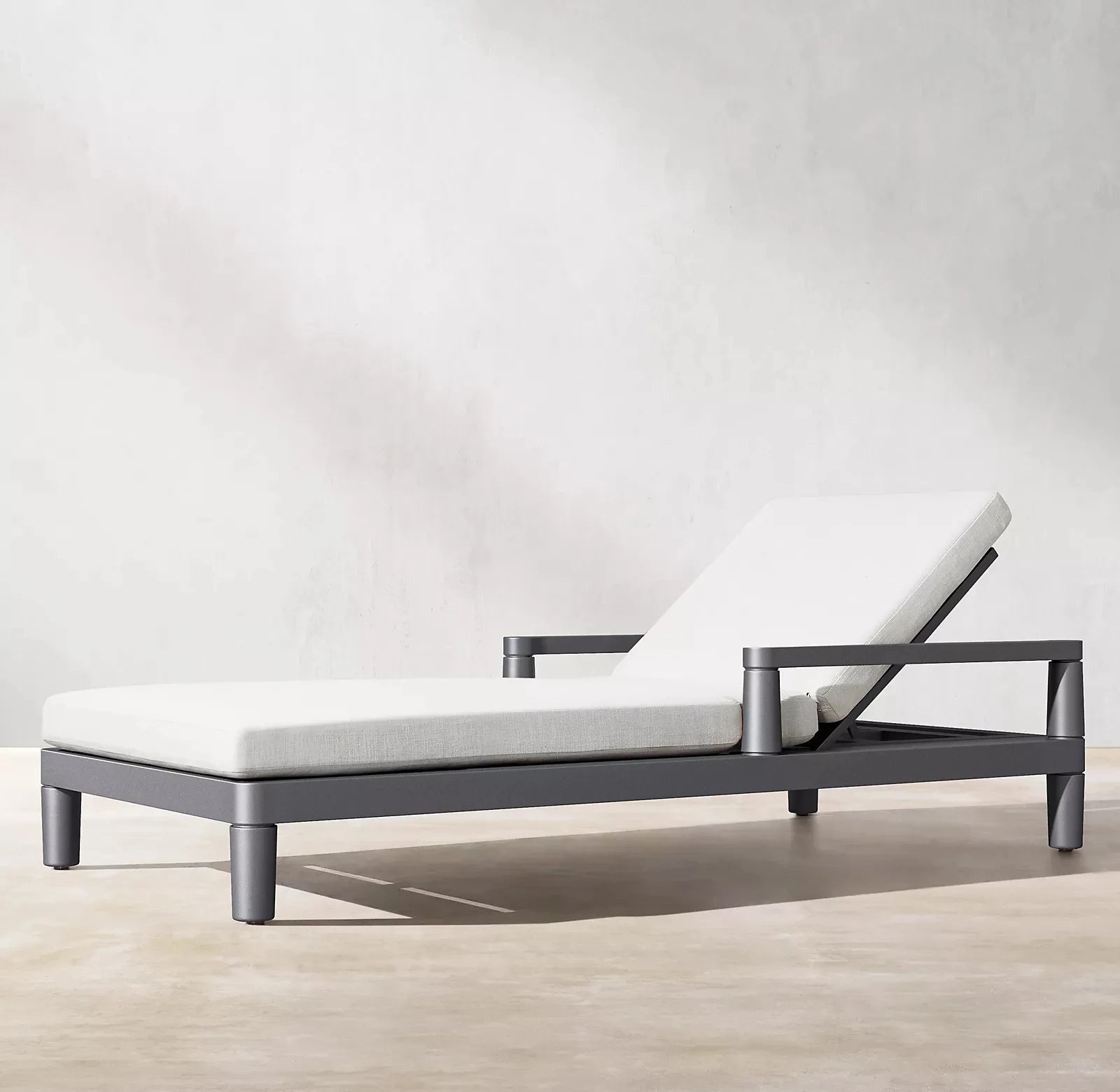 Designer Aluminium Sun Lounger Sculptural Alfresco Outdoor Living Australia