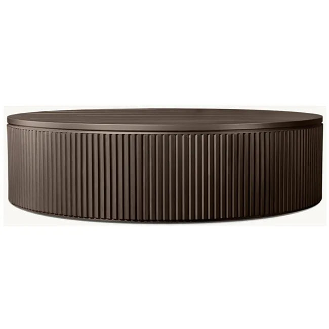Custom Outdoor Coffee Table Round Modern Alfresco Outdoor Living Australia