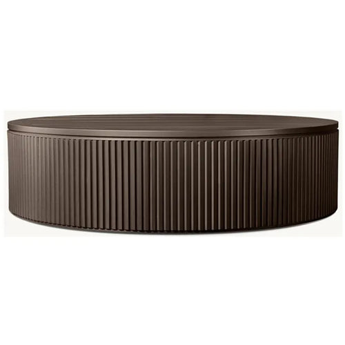 Custom Outdoor Coffee Table Round Modern Alfresco Outdoor Living Australia