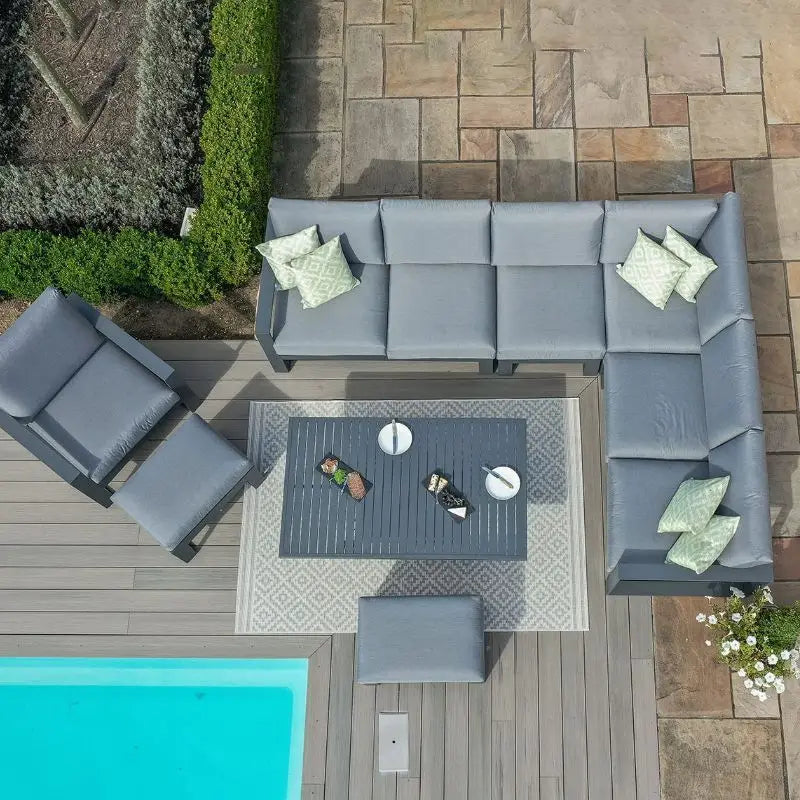 Custom Outdoor Sofa Set Modular Aluminium Lounge Alfresco Outdoor Living Australia