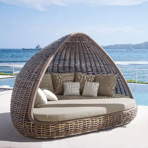 Luxury Rattan Daybed Custom Outdoor Furniture Alfresco Outdoor Living Australia