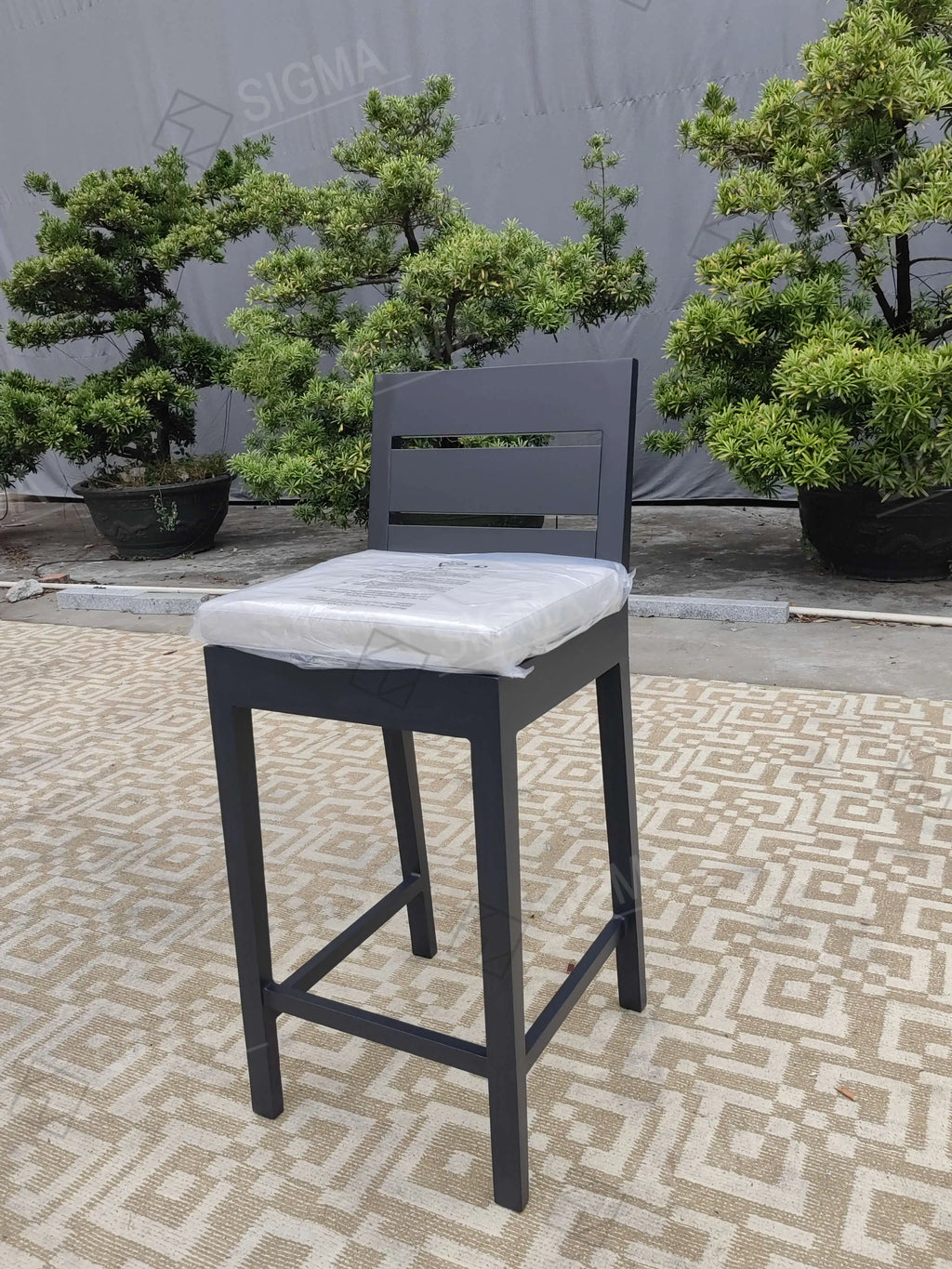 Contemporary Aluminum Outdoor Counter Stool Alfresco Outdoor Living Australia