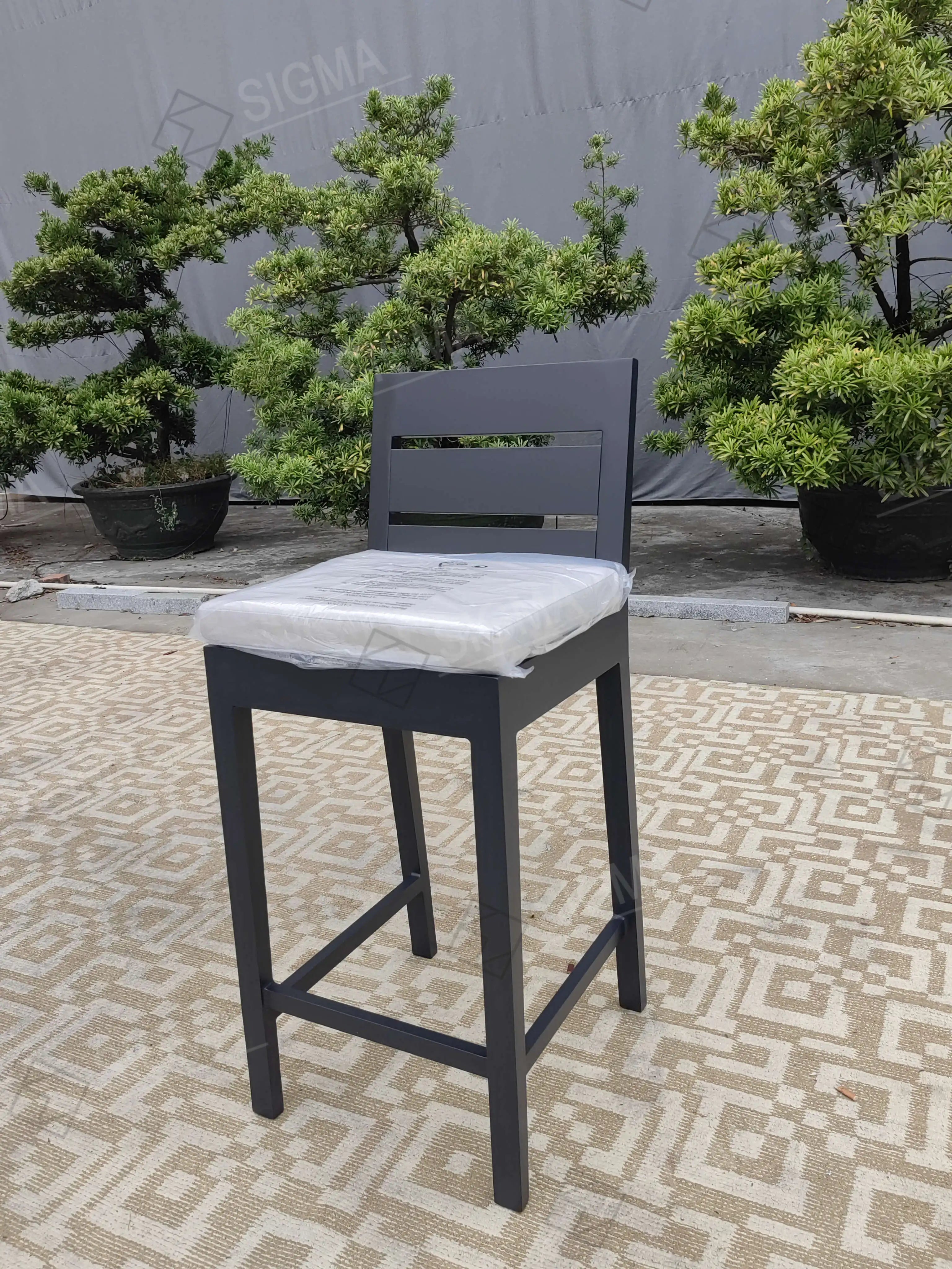 Contemporary Aluminum Outdoor Counter Stool Alfresco Outdoor Living Australia