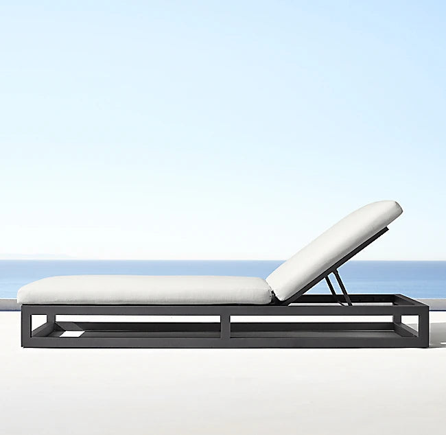 Outdoor Chaise Lounger Contemporary Aluminum Alfresco Outdoor Living Australia