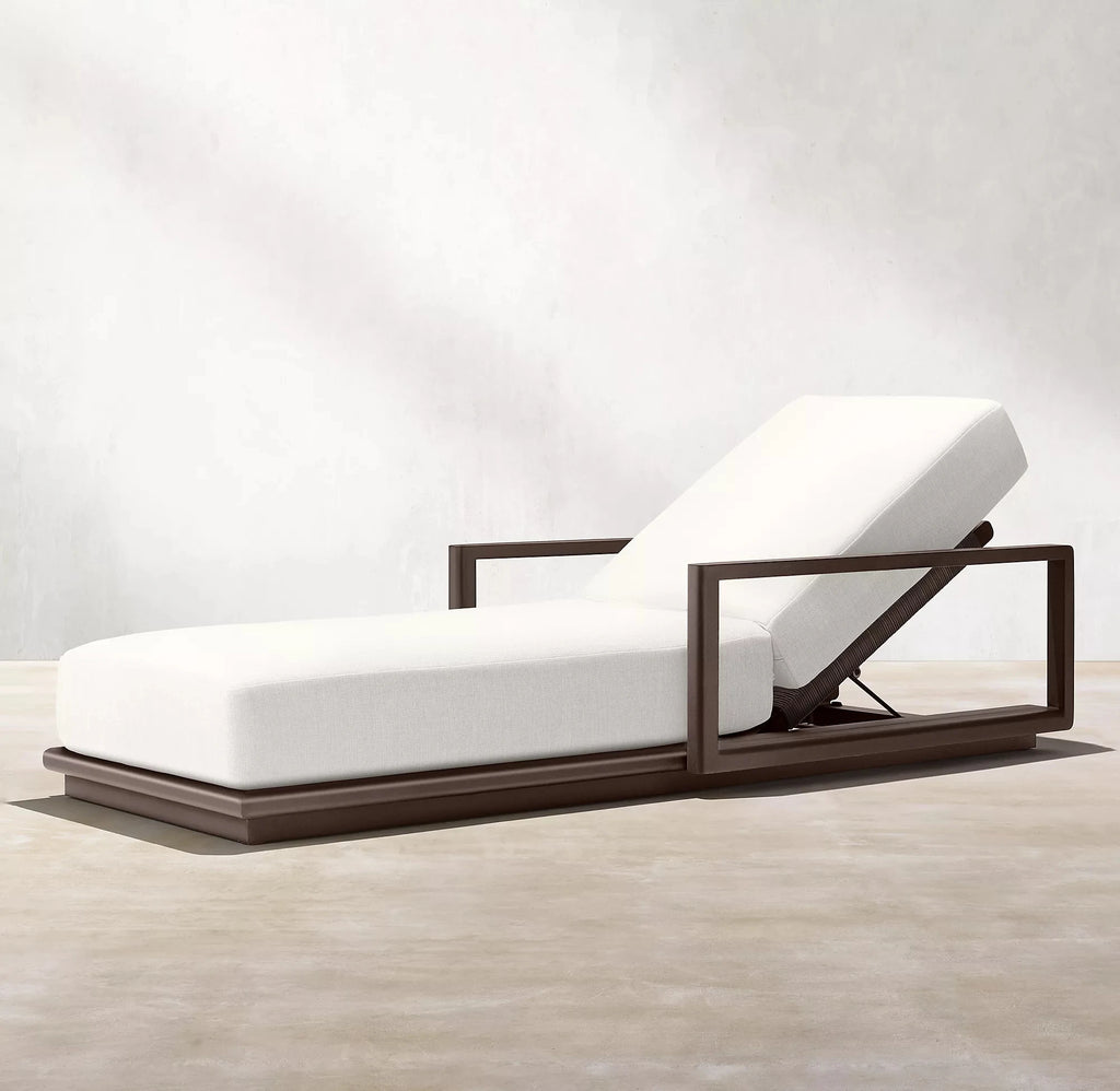 Modern Rope Chaise Lounger Sculptural Alfresco Outdoor Living Australia