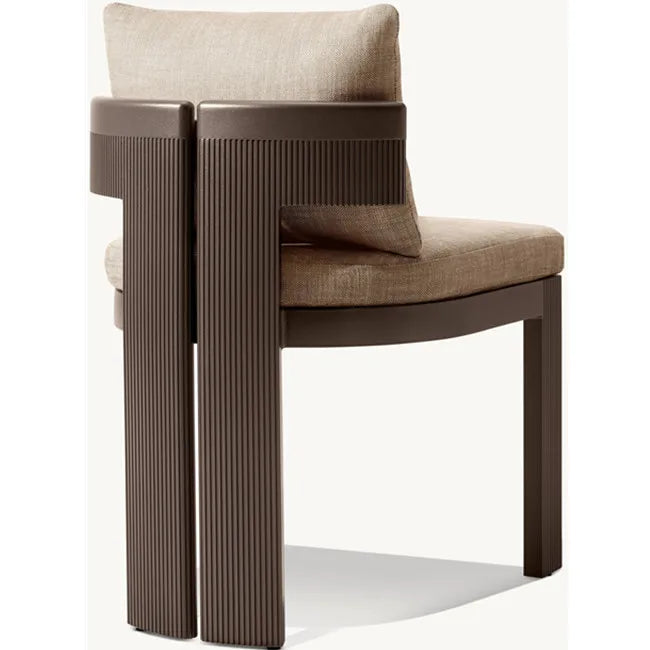 Custom Outdoor Furniture Modern Armless Chair Aluminium Alfresco Outdoor Living Australia