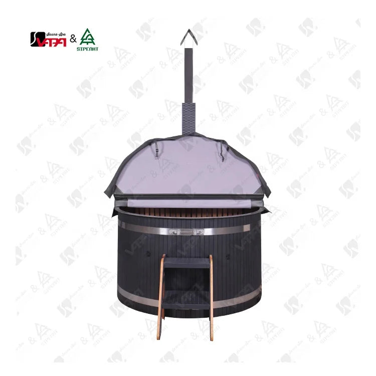 Custom Wood-Fired Hot Tub Architectural Alfresco Outdoor Living Australia