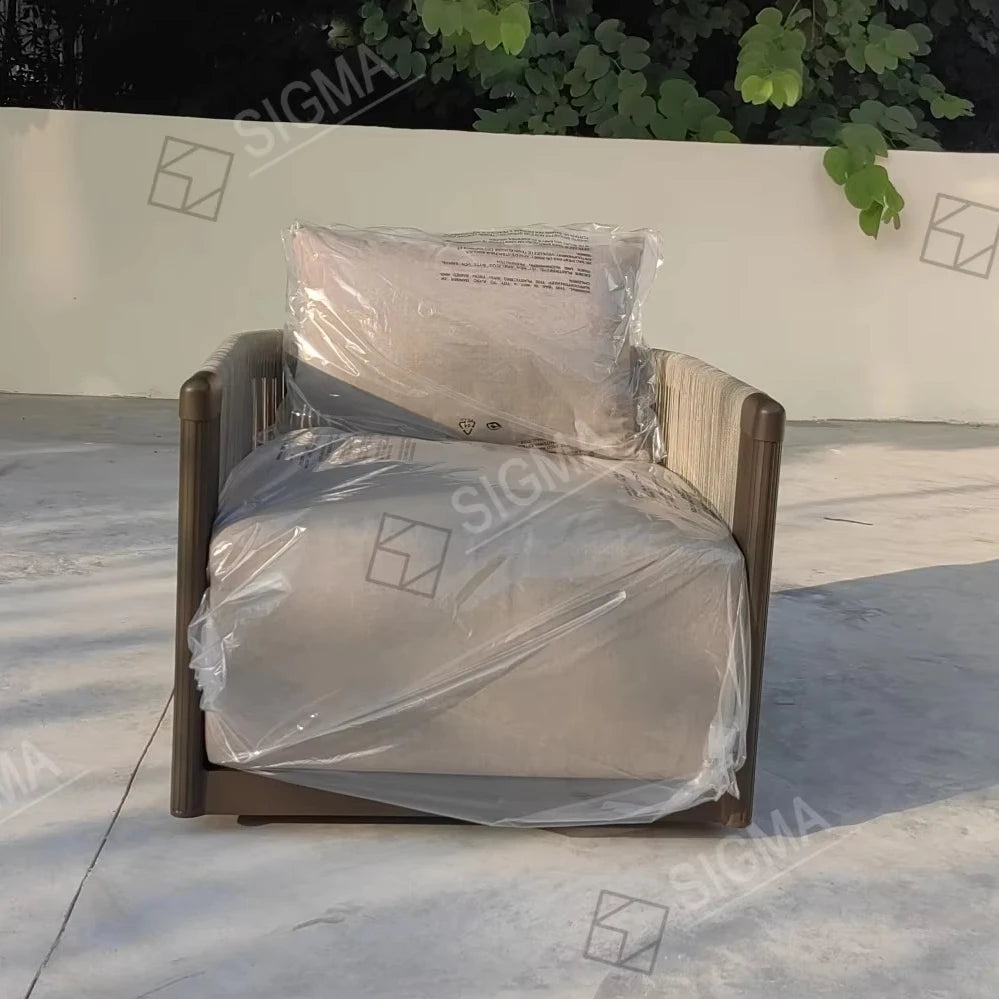 Custom Outdoor Lounge Chair Modern Rope Alfresco Outdoor Living Australia